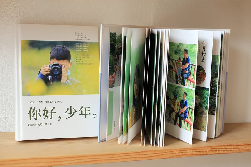 亲子相册 / 家庭相薄 / 精装双裱跨页照片书 / 来图设计印刷 - 相簿/相册 - 纸 多色
