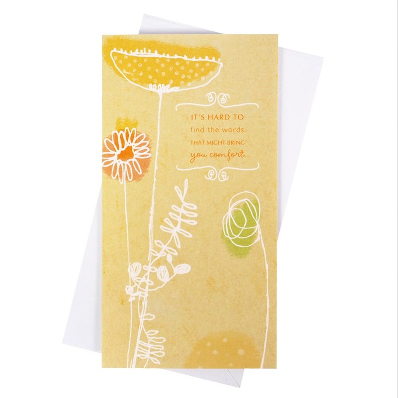 致上深切的慰问【Hallmark-卡片 节哀顺变】 - 卡片/明信片 - 纸 多色