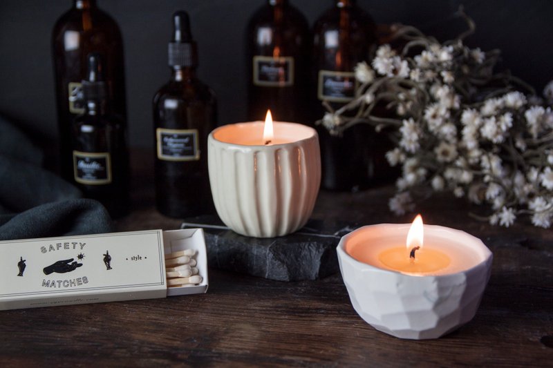 手作课程 体验活动 - 日瓷容器 & 精油蜡烛 - 陶艺 - 陶 