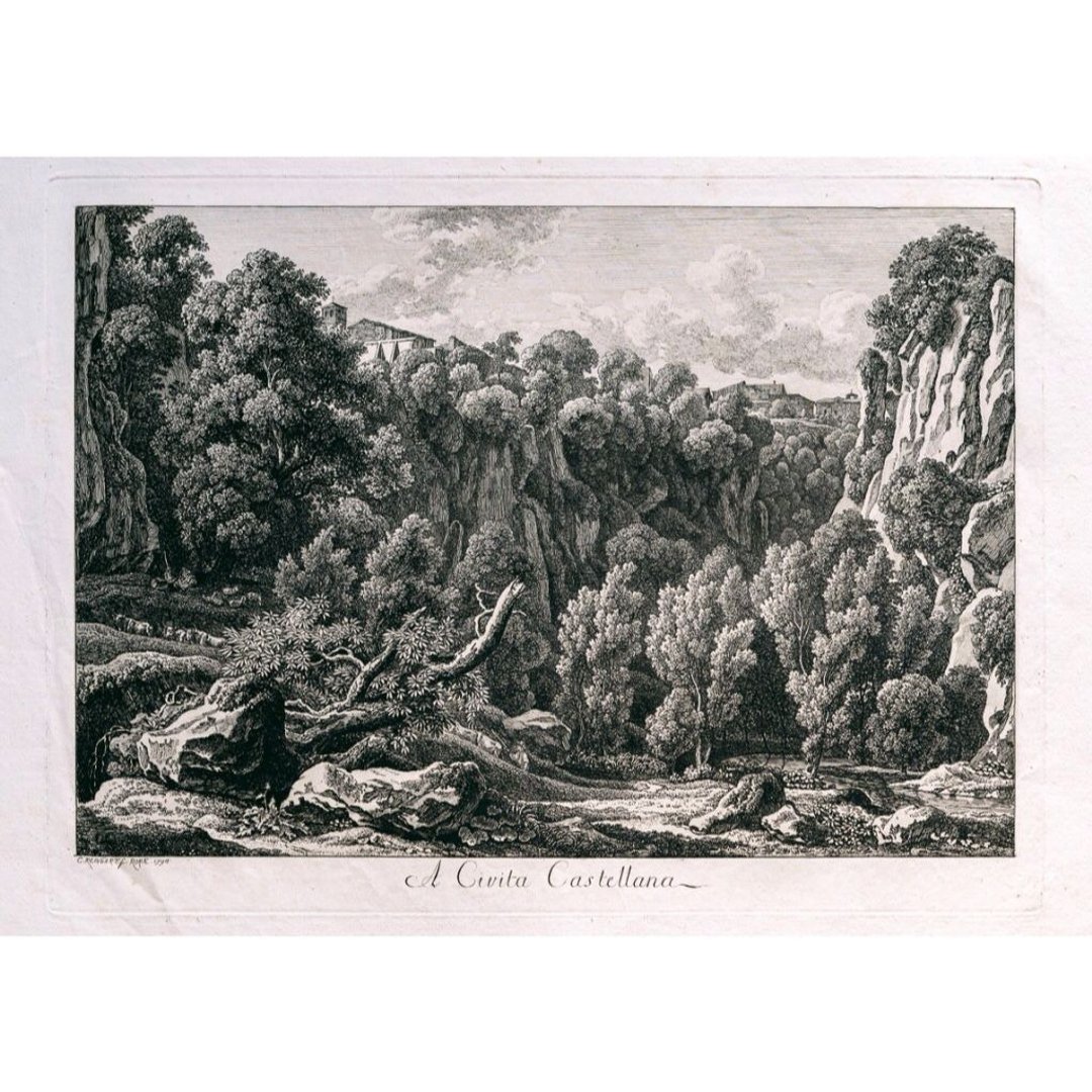 奇维塔卡斯泰拉纳之1 -约翰 莱因哈特- 版画挂画 - 海报/装饰画/版画 - 纸 