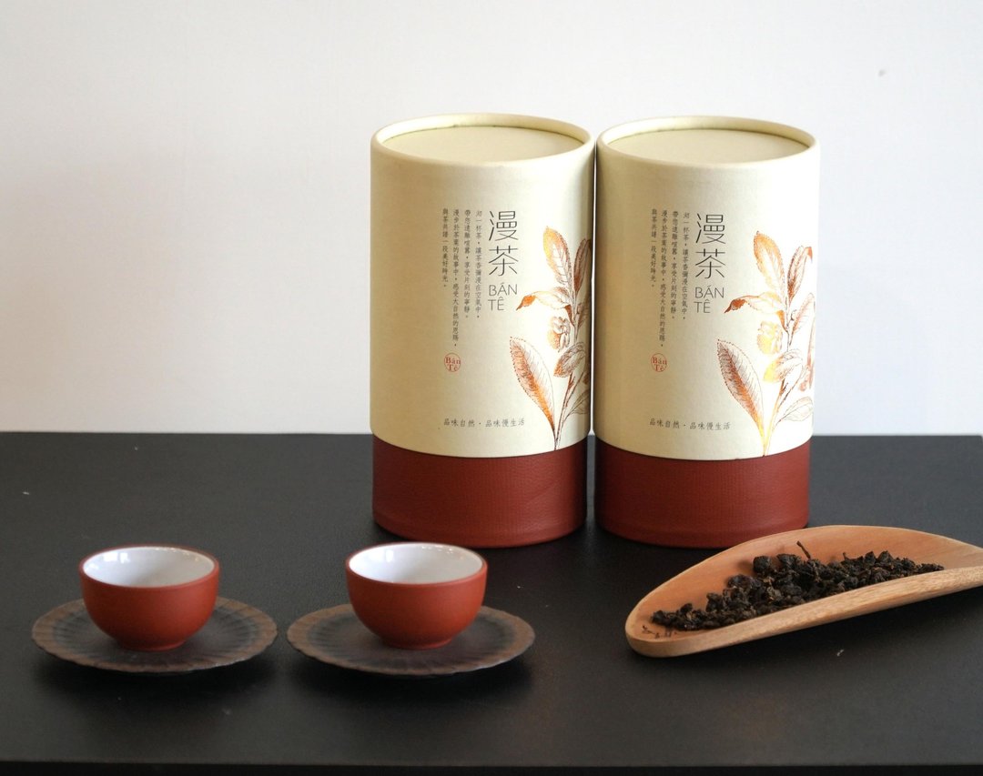 【原叶茶罐 】冻顶乌龙茶 /台湾茶伴手礼/焙香好滋味 - 茶 - 纸 咖啡色