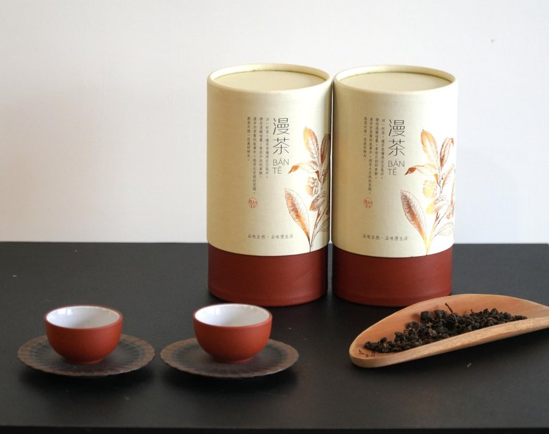 【原叶茶罐 】冻顶乌龙茶 /台湾茶伴手礼/焙香好滋味 - 茶 - 纸 咖啡色