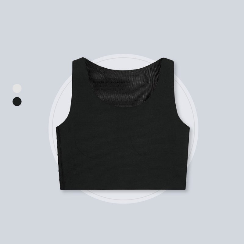 透气冰丝束胸(中性束胸/透气束胸/女生束胸/凉感/冰丝/排扣短版) - 女士内衣裤 - 其他人造纤维 