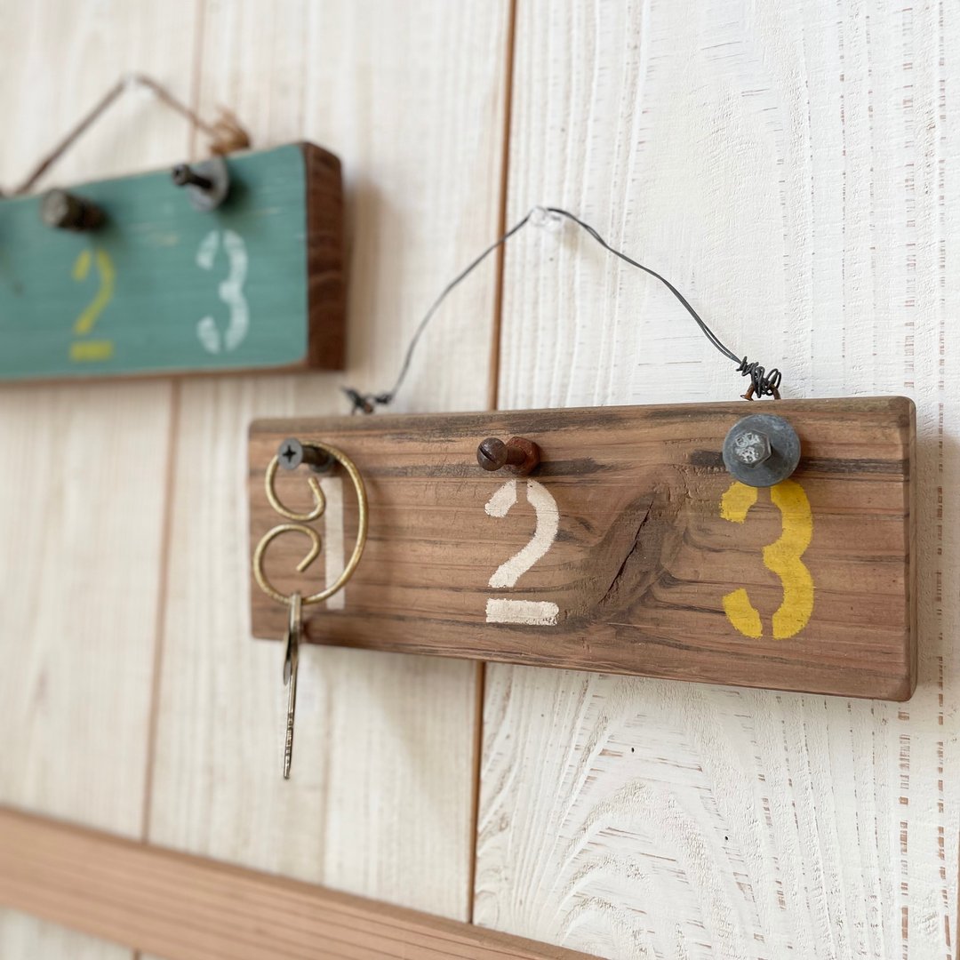 American wall hanging bolt hook S -wood- wooden key hook accessory hook wall shelf wall hanging - 其他家具 - 木头 咖啡色