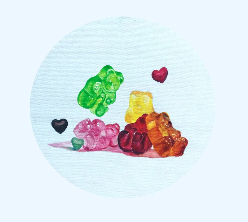 白色情人节 女孩们手作的回礼首选 - 插画/绘画/写字 - 棉．麻 