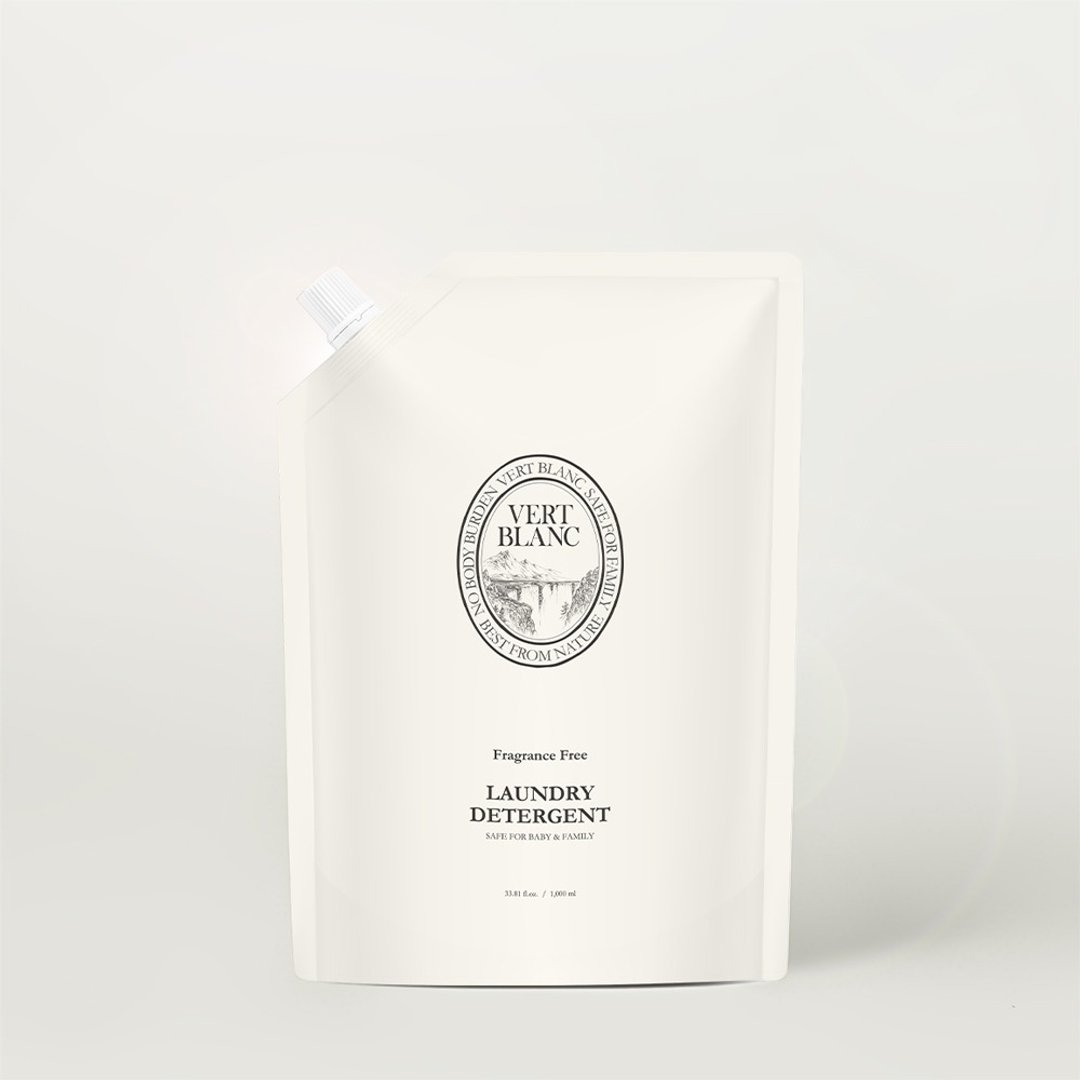 VERTBLANC 宝宝天然衣物清洁液补充装 无香味 (1000ml) - 衣物清洁 - 其他材质 白色