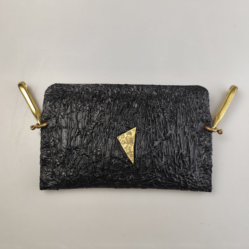 简单运动手机腰包 - 运动配件 - 真皮 黑色