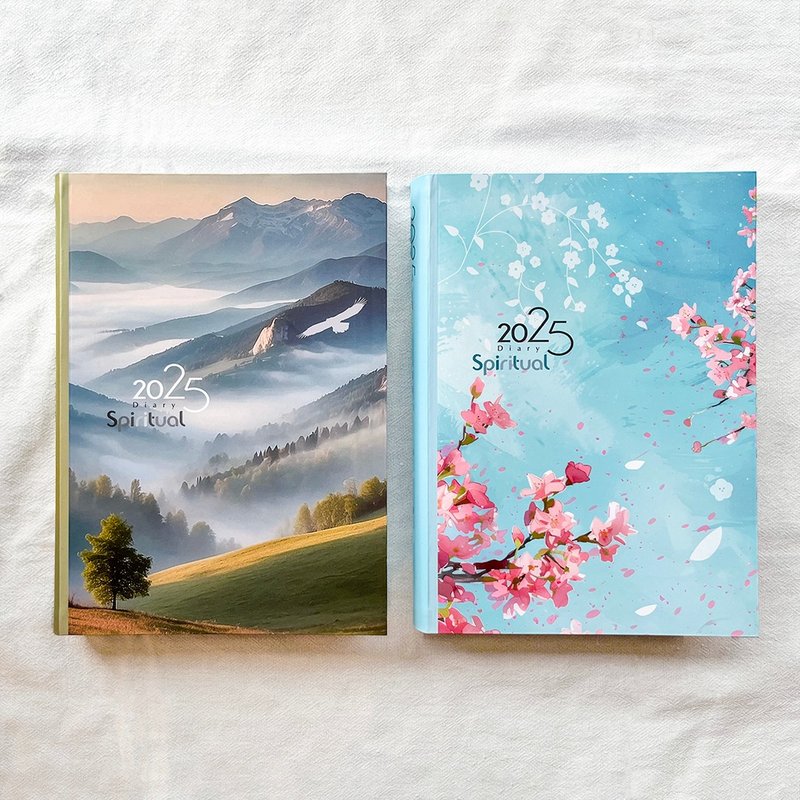 心灵日志∣25K横式日志∣2025校园书房手帐系列 - 笔记本/手帐 - 纸 蓝色