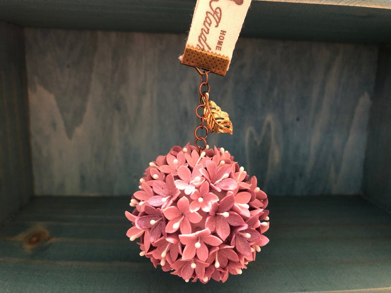 圆满幸福的开始-心花开吊饰 - 吊饰 - 粘土 