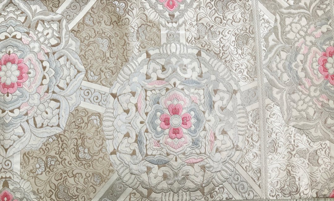 Luxury kimono obi_belt, 100% pure silk - 其他 - 丝．绢 白色