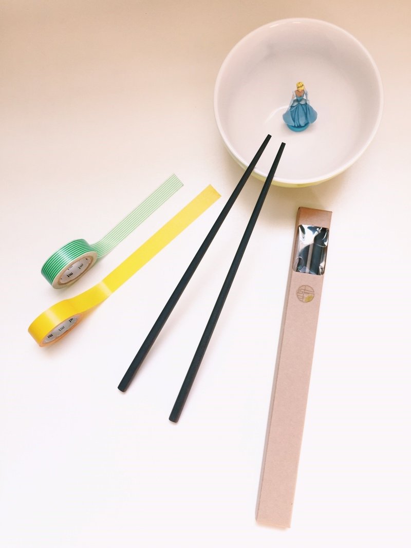 黑檀木~*单双筷子/筷乐好食器 - 筷子/筷架 - 木头 咖啡色