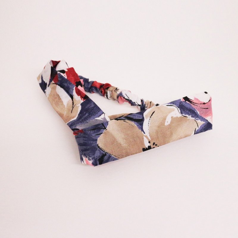 JOJA│没时间耍文青取名字：日本老布手工弹性发带 - 发饰 - 棉．麻 多色