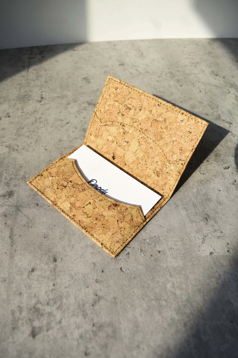 水松木/软木卡片套 - 名片夹/名片盒 - 软木/水松木 卡其色