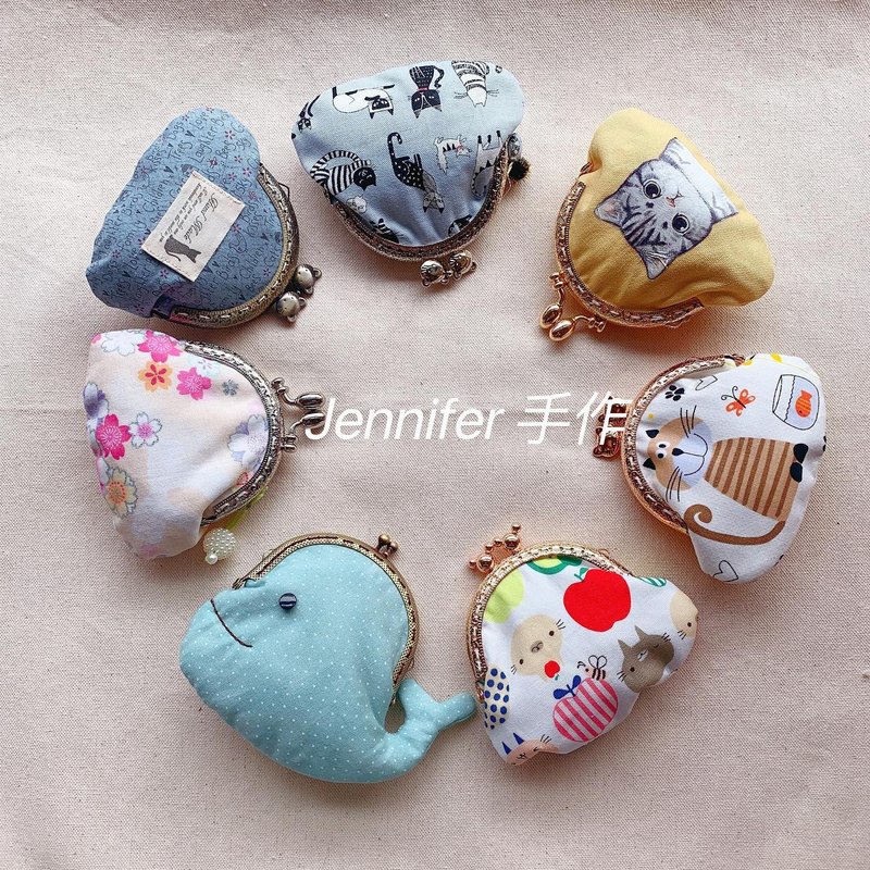 口金包/零钱包/耳机收纳/礼物 - 皮夹/钱包 - 棉．麻 