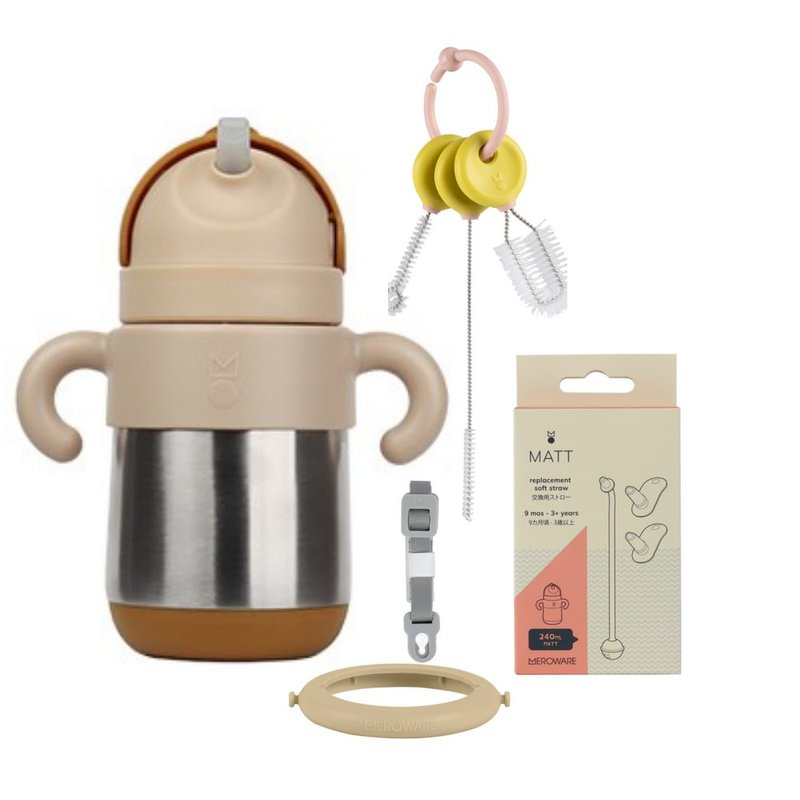 MATT不锈钢保温吸管套组 (保温吸管+随行背带+替换组+清洁刷) - 其他 - 不锈钢 