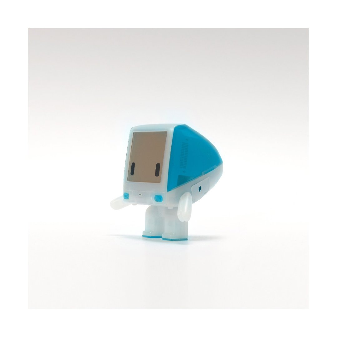 怀旧小电脑人玩具 iBot G3 - 玩偶/公仔 - 塑料 蓝色