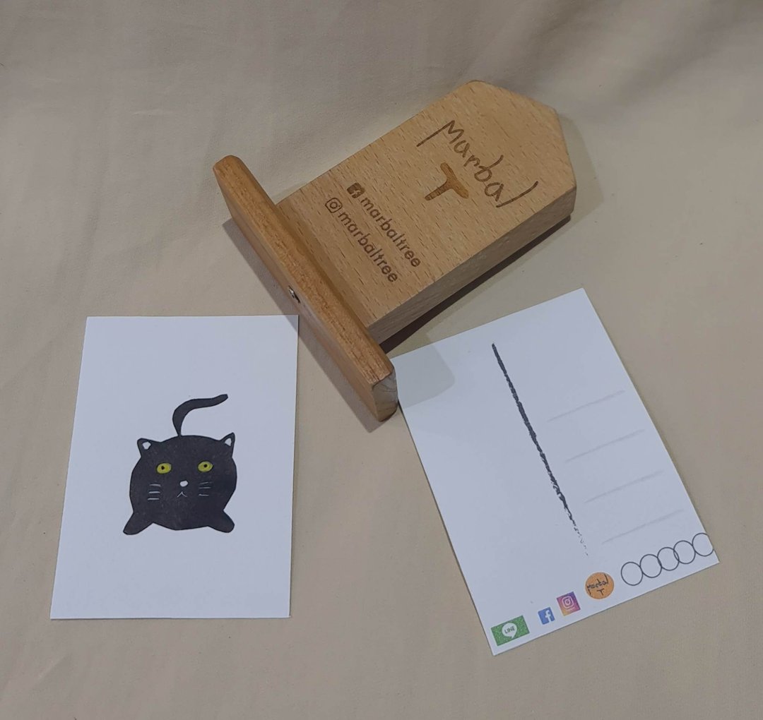 招财猫明信片 - 卡片/明信片 - 纸 