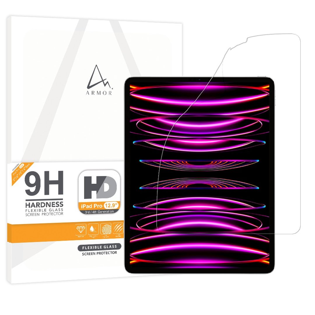 ARMOR iPad Pro 12.9软性玻璃9H 高清萤幕保护贴 - 电脑配件 - 其他材质 