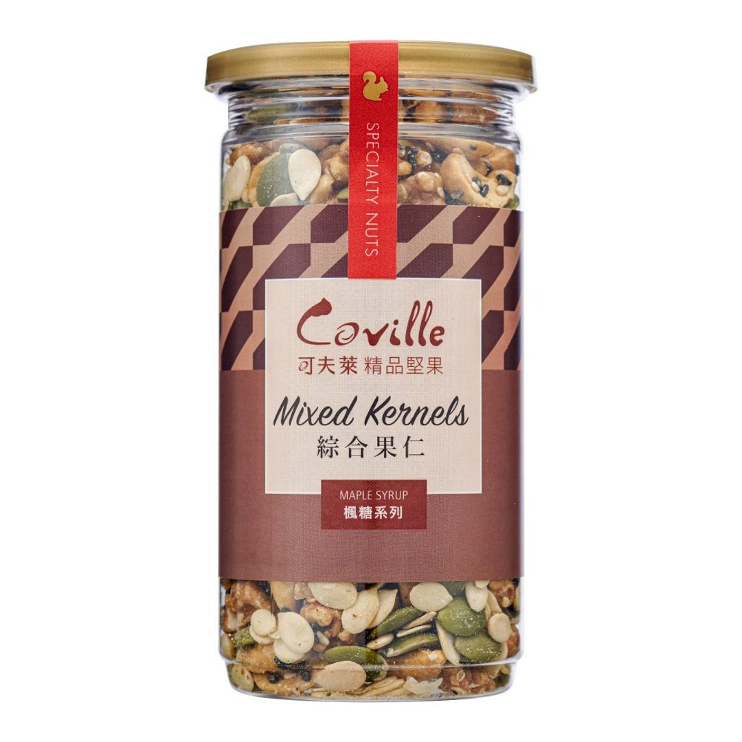 【可夫莱精品坚果】枫糖综合果仁 200g/罐-腰果、核桃、南瓜子... - 坚果 - 新鲜食材 咖啡色