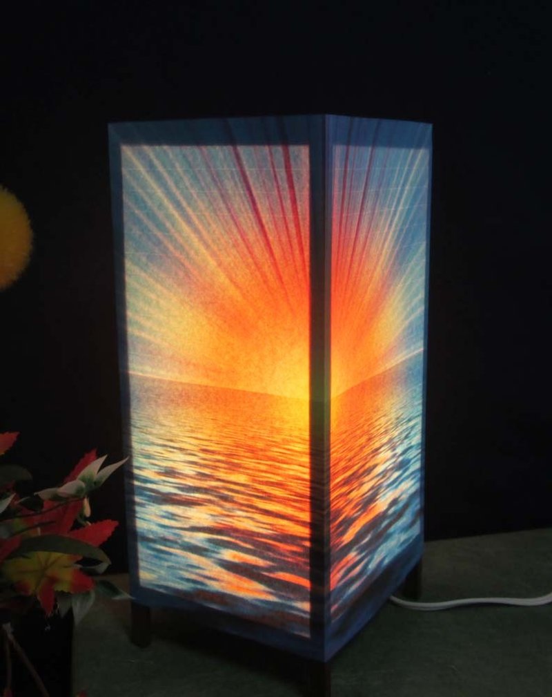 The mysterious real pleasure of the awakening decorative light of the horizon sun! - 灯具/灯饰 - 纸 红色