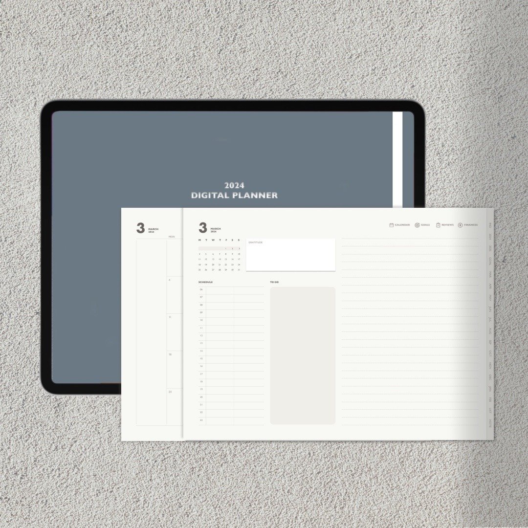 [2024Digital Planner] 周一开始，每日版本。 - 电子手帐及素材 - 其他材质 