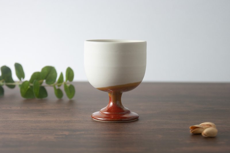 穆托斯高脚杯（彩色/红） - 其他杯子 - 陶 红色