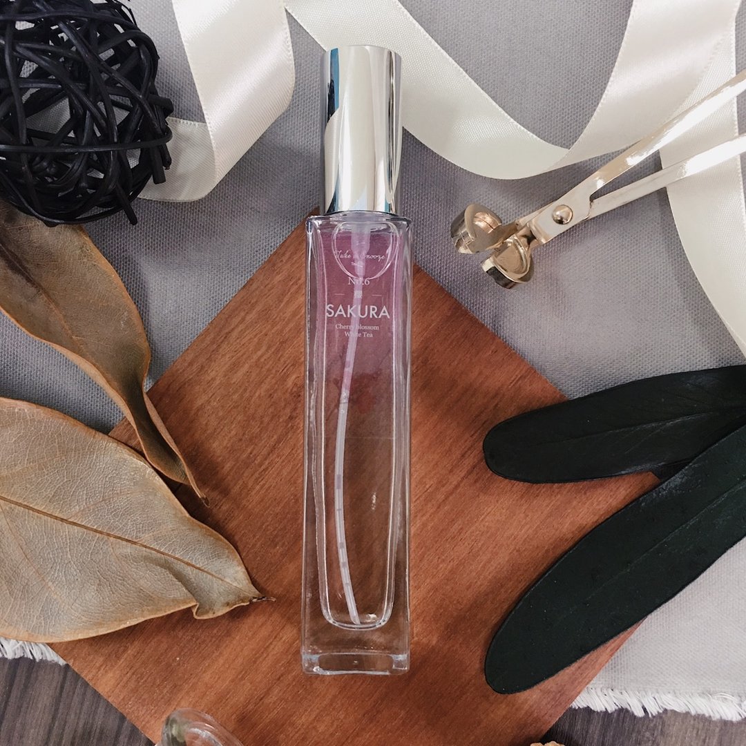 Take a Snooze眯一下 - 经典调香香氛喷雾50ml/No.6樱SAKURA - 香水/香膏 - 精油 粉红色