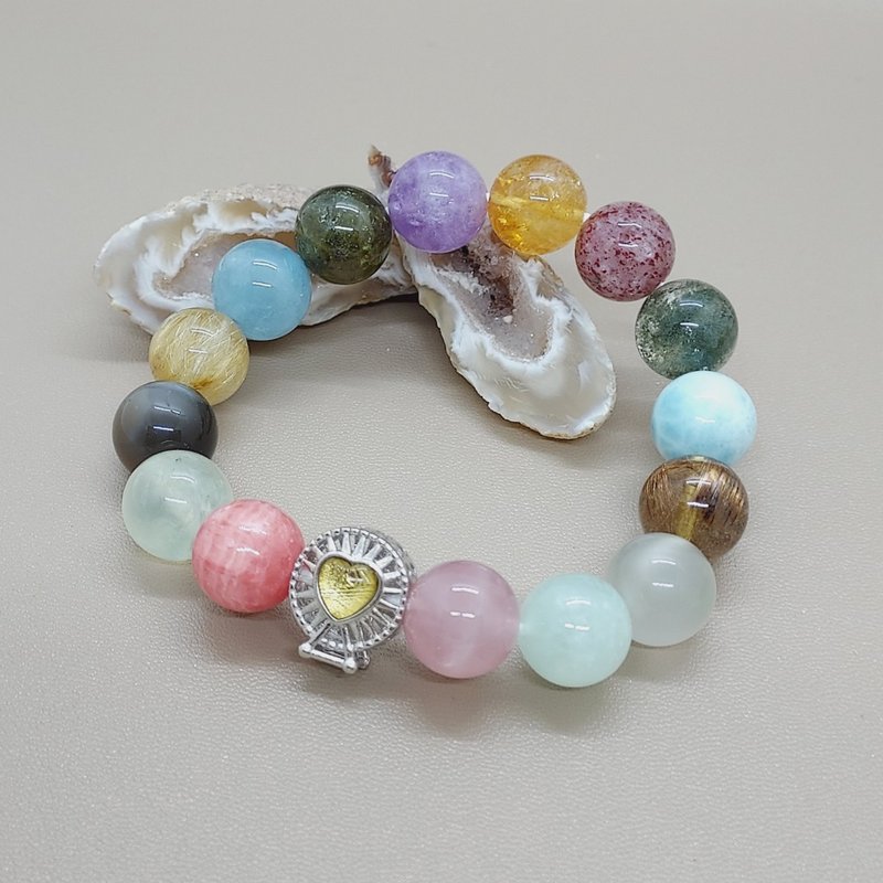 瑞典天铁摩天轮配多款水晶手链 - 限量一条 - 手链/手环 - 半宝石 