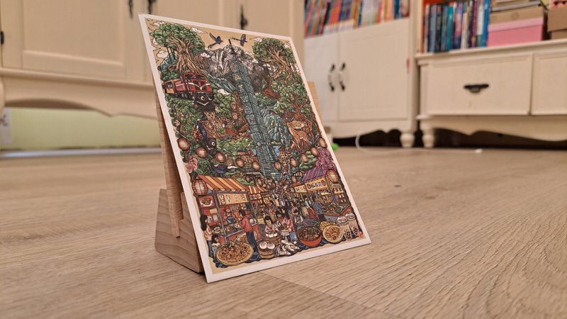 LiTTSE 台湾印象 × 城市插画系列 万象台湾篇 插画明信片 - 卡片/明信片 - 纸 