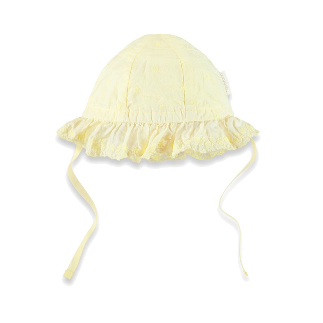 澳洲Purebaby有机棉婴儿帽/遮阳帽-0~12月 - 婴儿帽/发带 - 棉 黄色