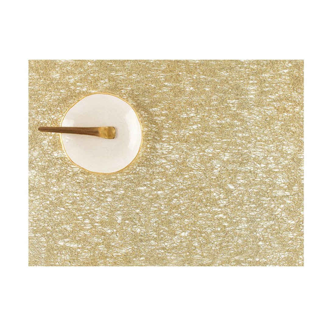 金属蕾丝 Metallic Lace 餐垫33 × 46 cm-Gold 金 - 餐垫/桌巾 - 塑料 金色