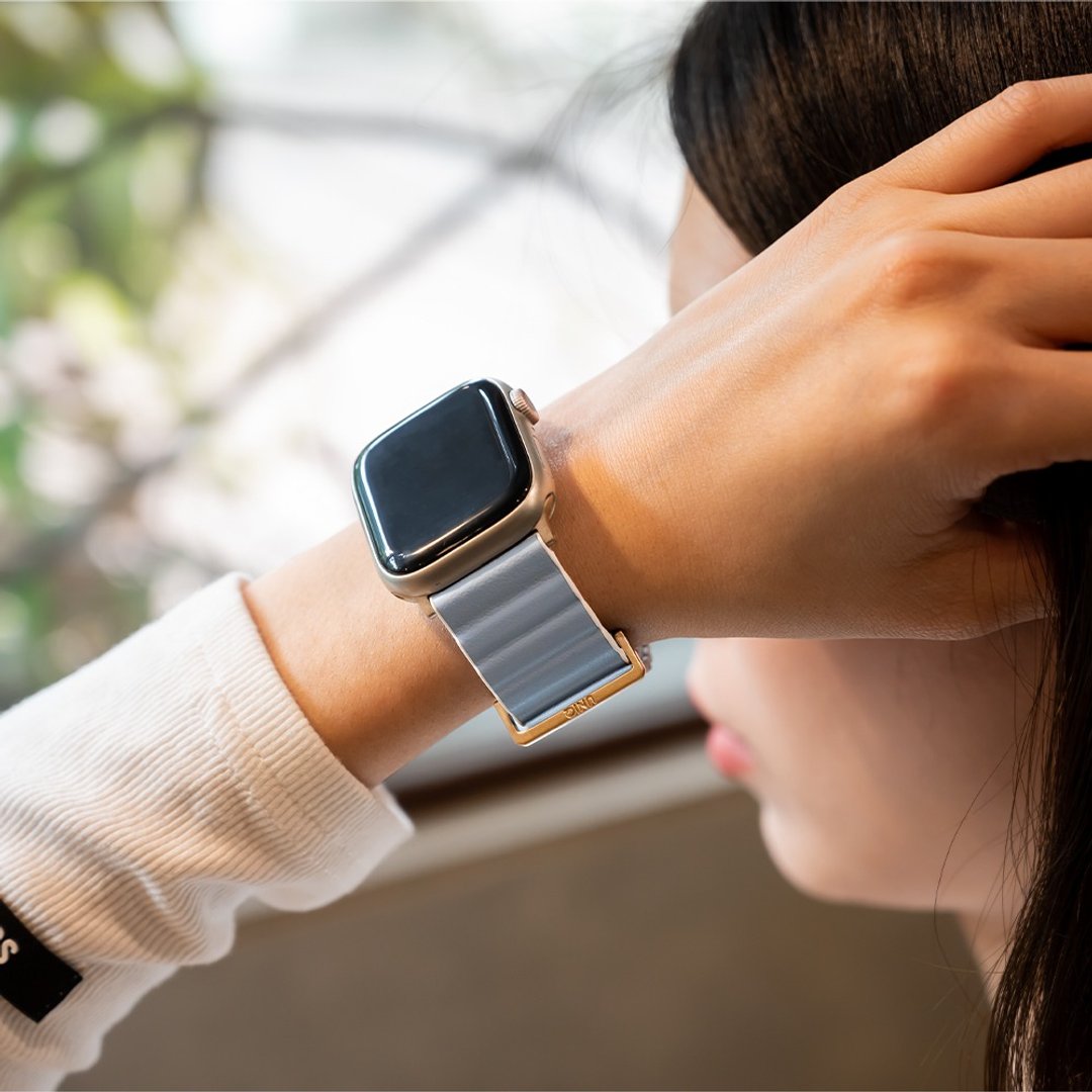 Revix Apple Watch 41/40/38mm 硅胶真皮表带 -北极蓝/宝宝蓝 - 表带 - 其他材质 蓝色