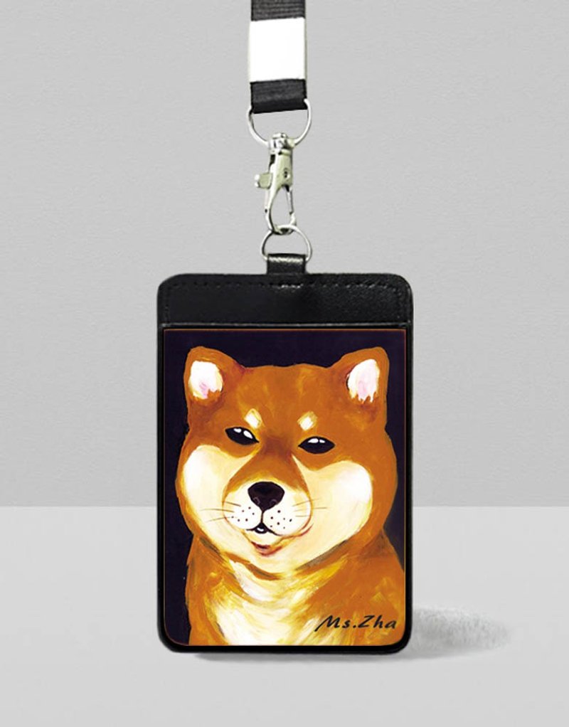 骄傲的柴犬证件套 - 证件套/卡套 - 人造皮革 
