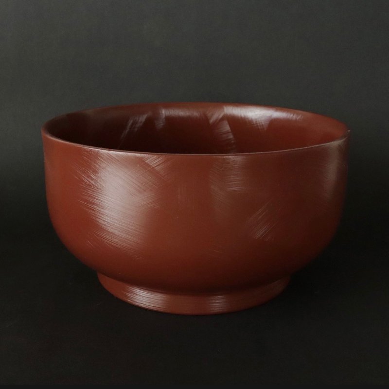 漆深钵 弁柄 手工木制漆深钵 红色 - 碗 - 木头 红色