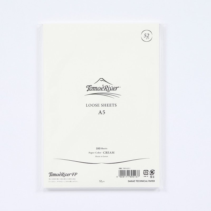 【Tomoe River】 钢笔用纸 - 52磅/100张入 (white / cream) - 笔记本/手帐 - 纸 