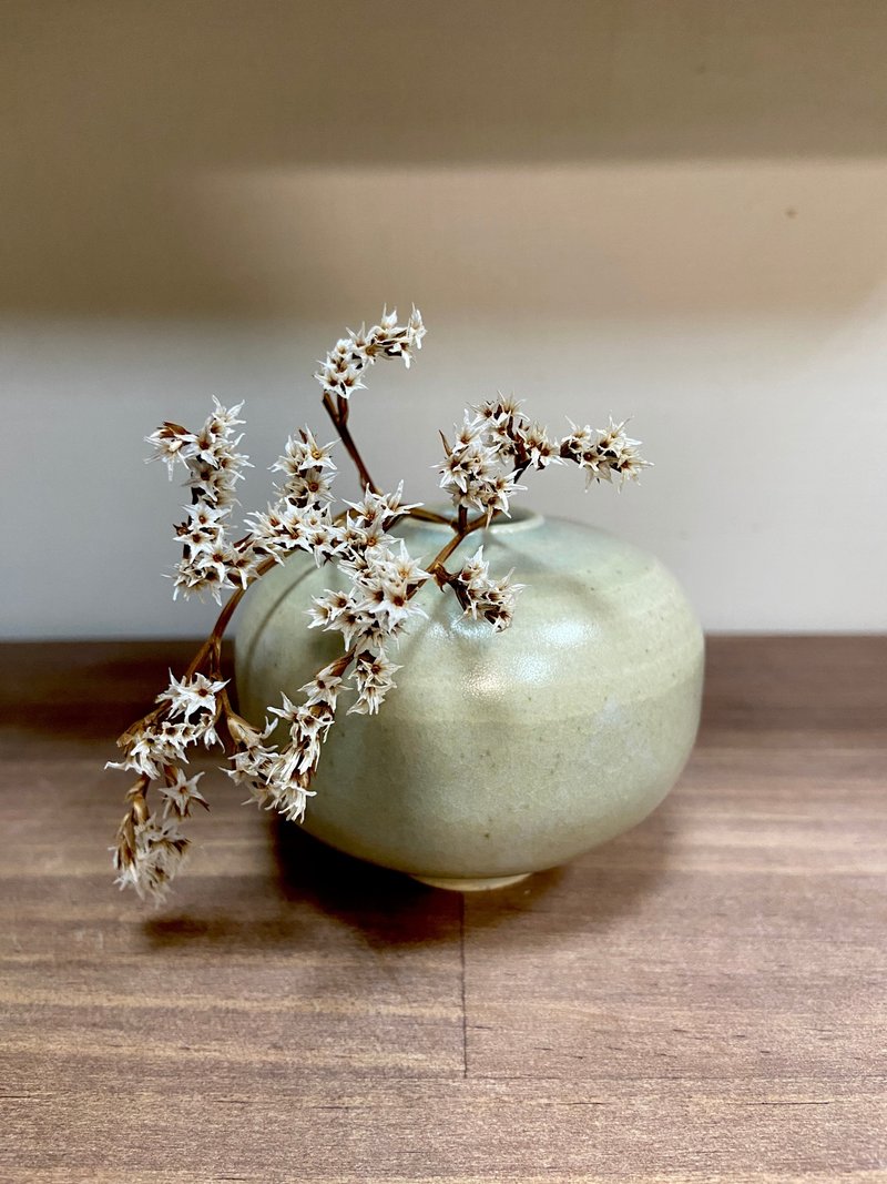 小青—青瓷小花器 - 花瓶/陶器 - 瓷 绿色