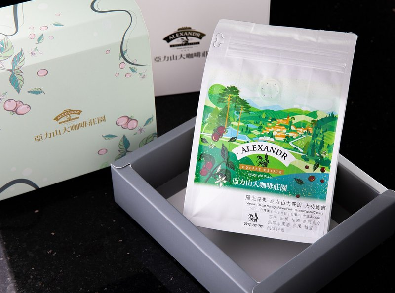 微风明潭 水洗处理 烘焙豆 轻礼盒 (Taiwan Sun Moon Lake Beans) - 咖啡 - 植物．花 绿色