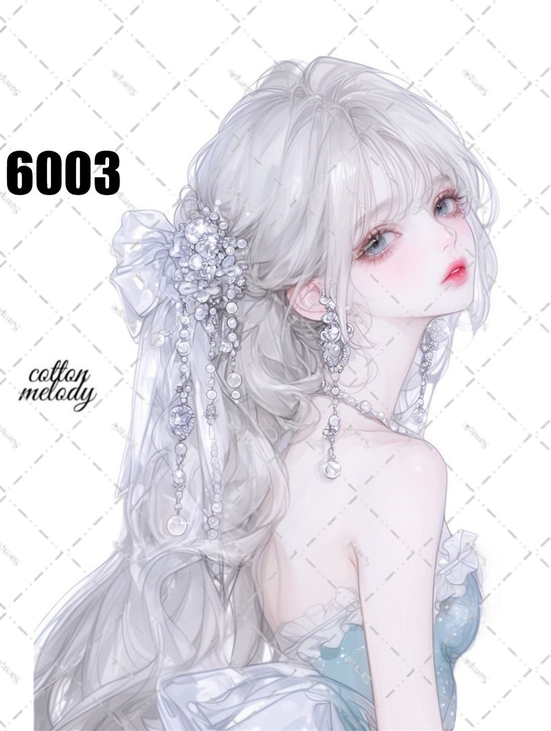 原创贴纸 no.6003 人物贴纸 原创贴纸 人物贴纸 女孩贴纸 原创人物贴纸 - 贴纸 - 纸 