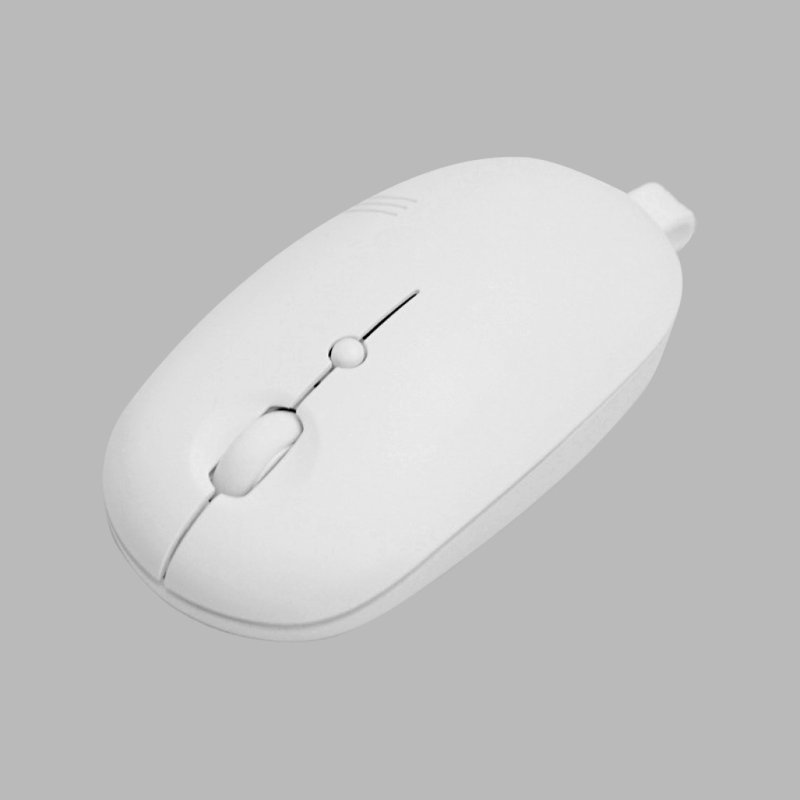 actto 尾形无线蓝牙双模鼠标 - 云朵白 - 电脑配件 - 其他材质 
