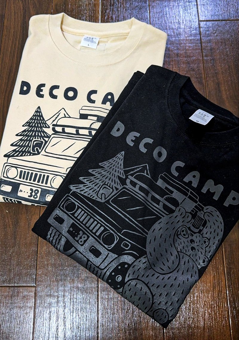 【只剩现货】38exploreXOKATAOKAXDECOCAMP 纪念T恤 (2色) - 男装上衣/T 恤 - 棉 