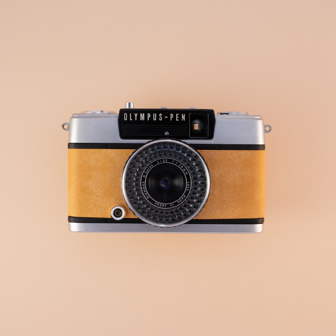 Vintage OLYMPUS PEN EE-3 Natural Natural - 相机 - 其他金属 橘色