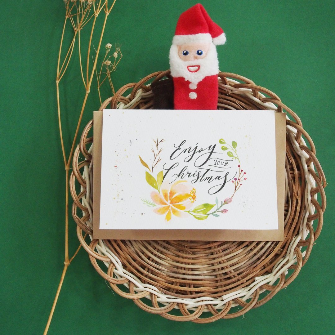 Mstandforc Enjoy your Christmas圣诞卡 卡片 贺卡 - 卡片/明信片 - 纸 多色