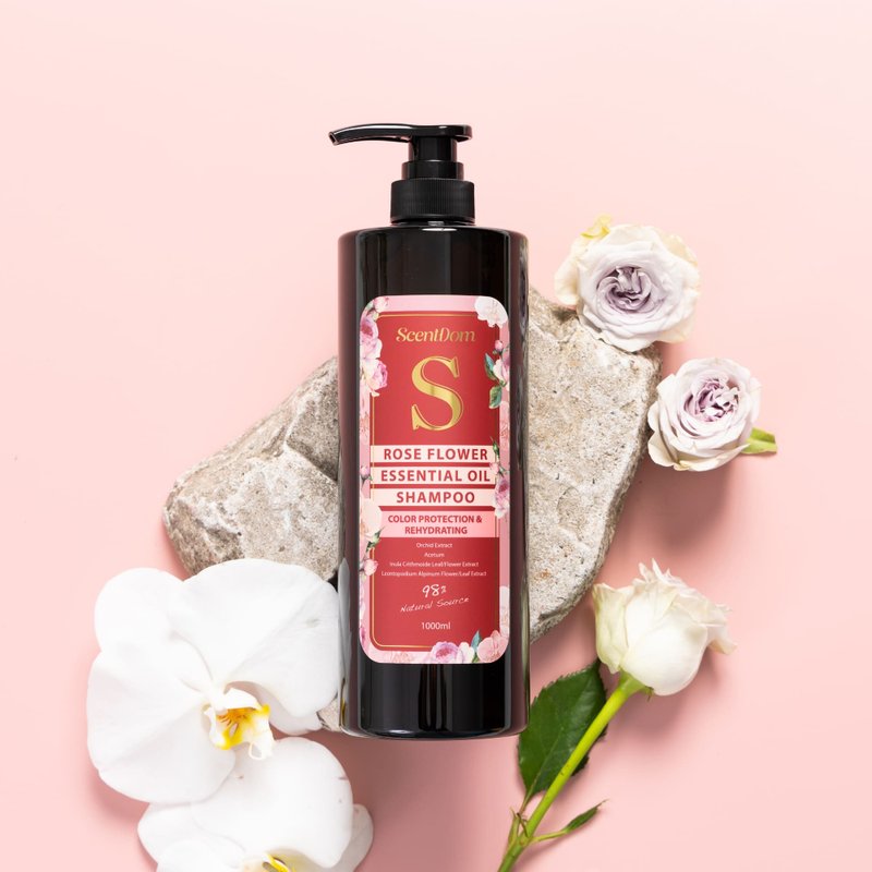 【兰都ScentDom】玫瑰花香精油调洗发露(护色锁水)│品牌直营 - 洗发用品 - 其他材质 