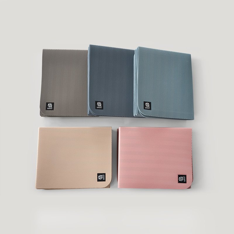 【QMAT】5mm方折叠瑜珈垫 (十折垫) 60*180cm 台湾制 - 瑜珈垫 - 其他材质 多色