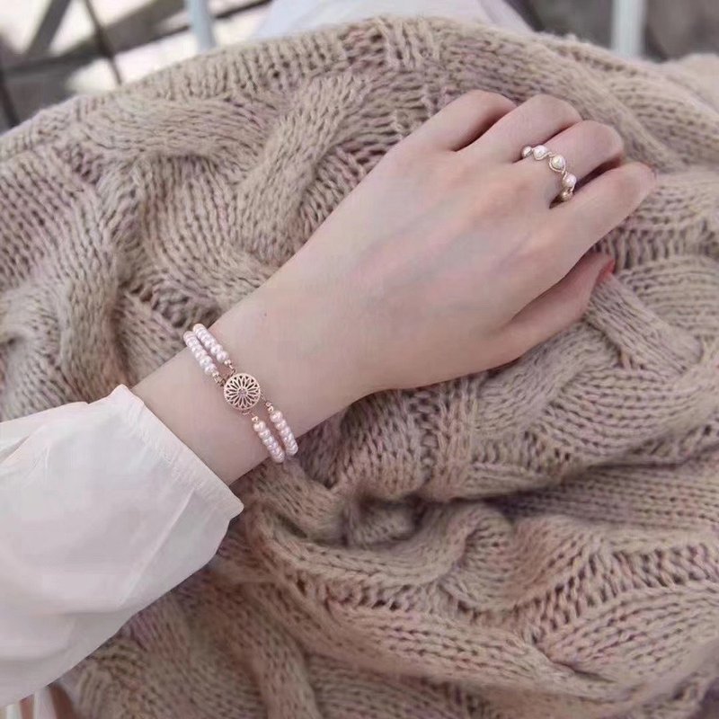 ENDRO ACC 皇家古典珍珠手链 - 手链/手环 - 珍珠 白色