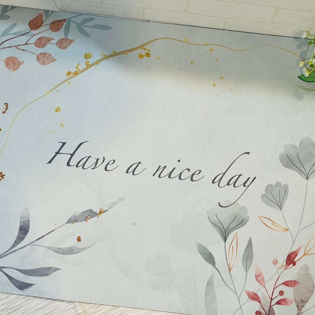 Have a nice day-清新绿软式圭藻土防滑吸水地垫 / 脚踏垫 - 地垫/地毯 - 其他材质 