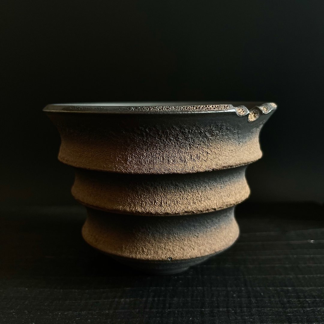 FLYER黑泥系列 块根多肉植物陶盆器 龙舌兰象牙宫盆器 - 花瓶/陶器 - 陶 