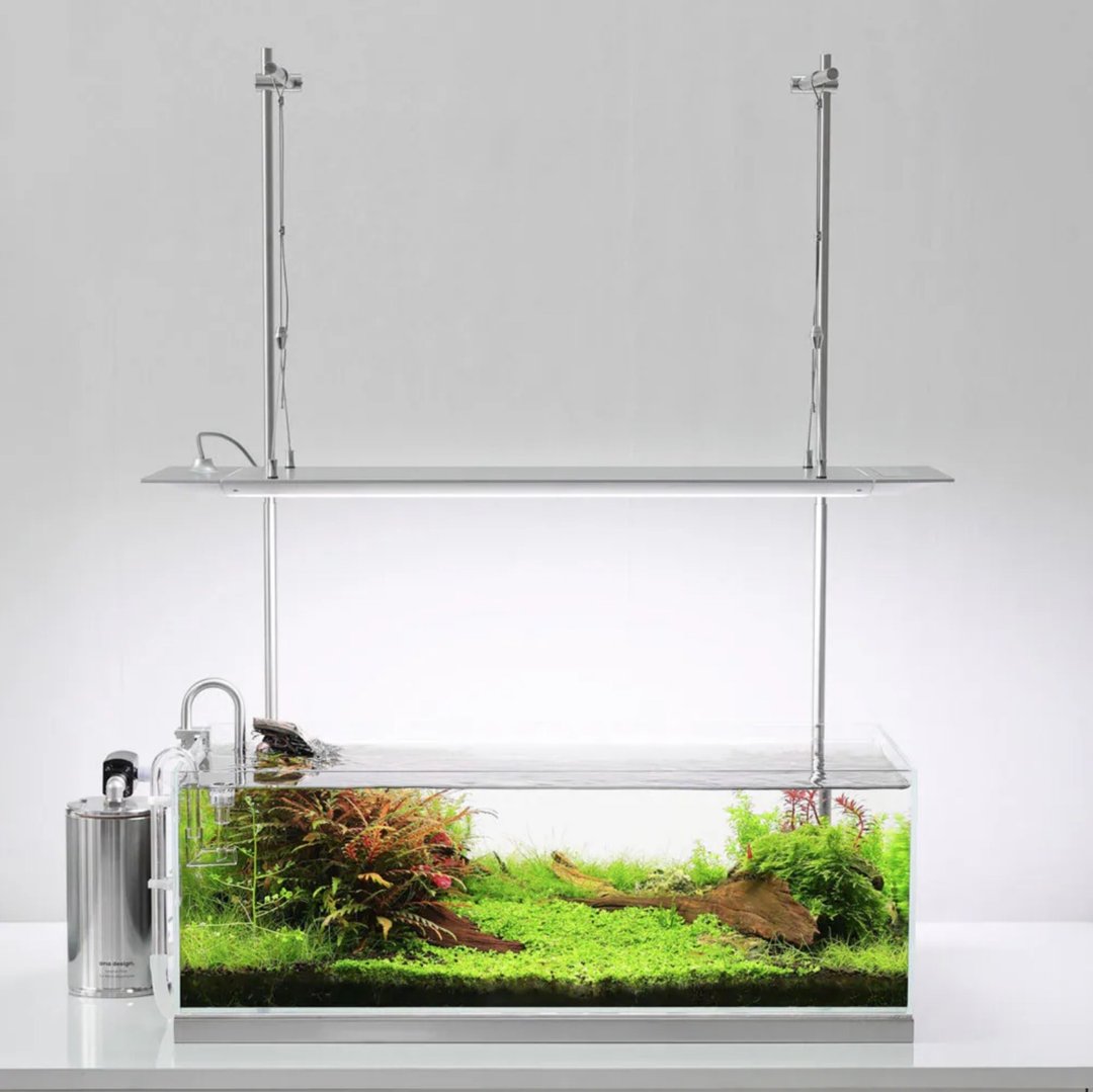 极简不锈钢植光座 L  水族 植栽展示用灯架 - 灯具/灯饰 - 其他材质 银色