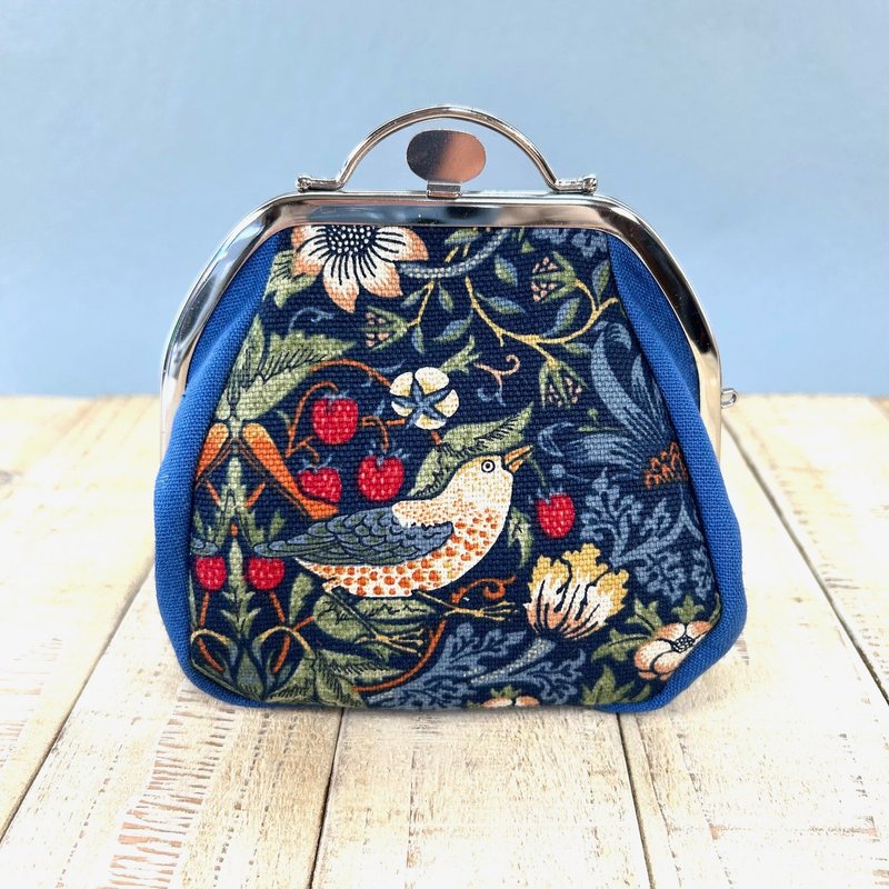 威廉莫里斯 草莓盗贼 口金小包 - 零钱包 - 棉．麻 多色