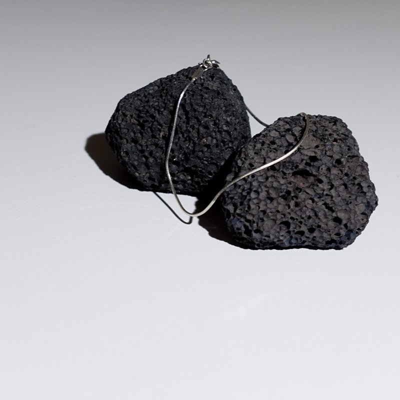 Dawn 金属细链/手链/项链/925纯银/蛇链/简约 - 手链/手环 - 纯银 银色